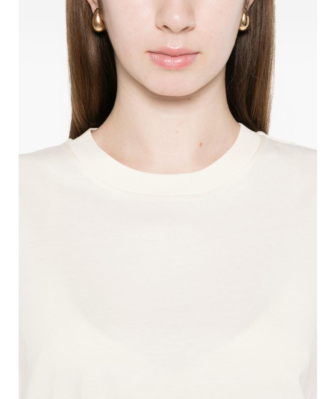 MONCLER Бежевая футболка, фото 3