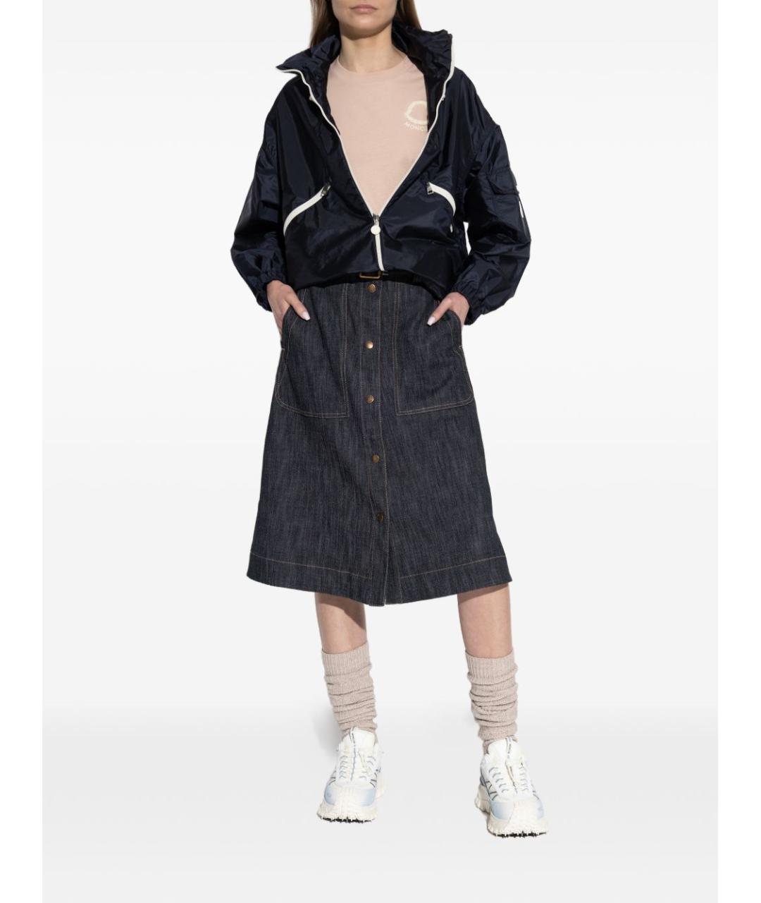 MONCLER Бежевая хлопковая футболка, фото 6