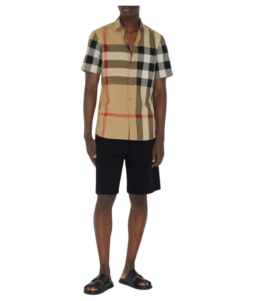 BURBERRY Бежевая классическая рубашка, фото 3