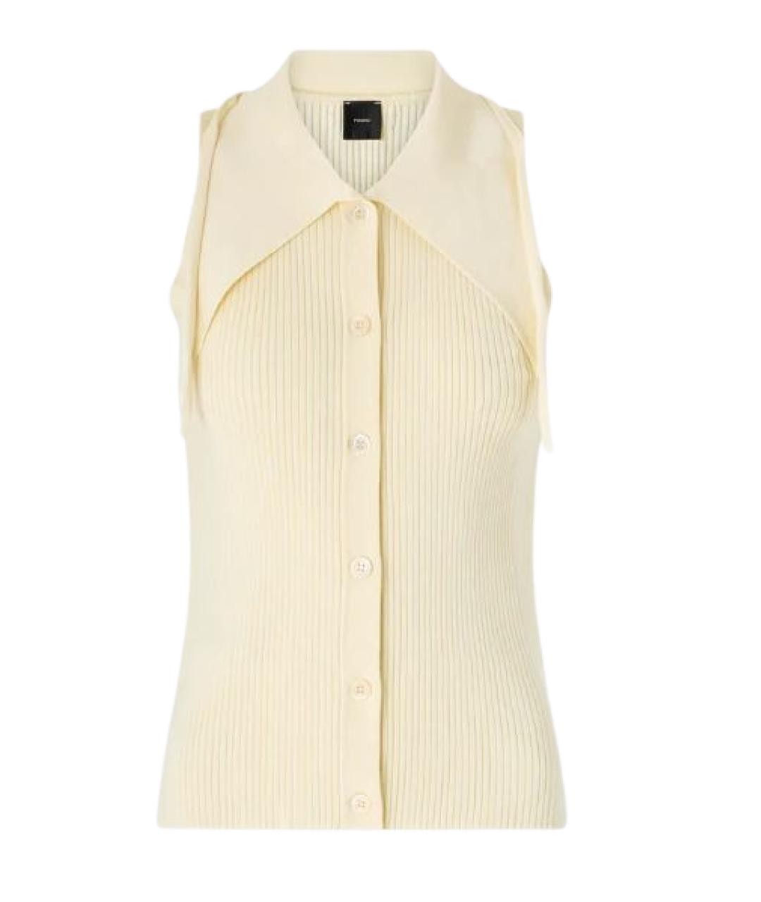 PINKO Белая майка, фото 1