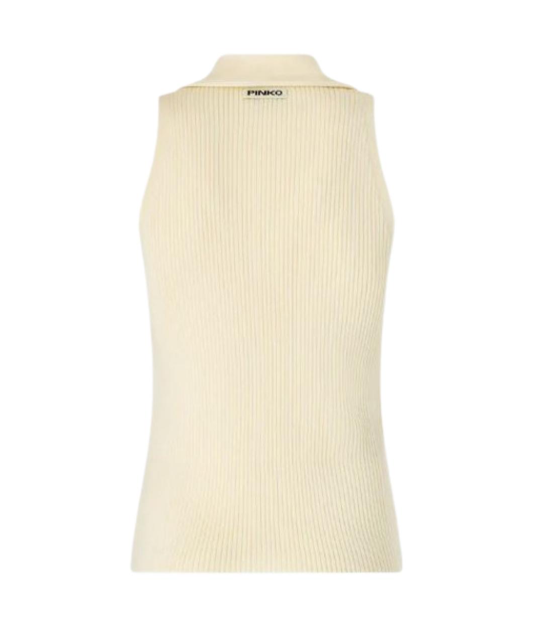 PINKO Белая майка, фото 2