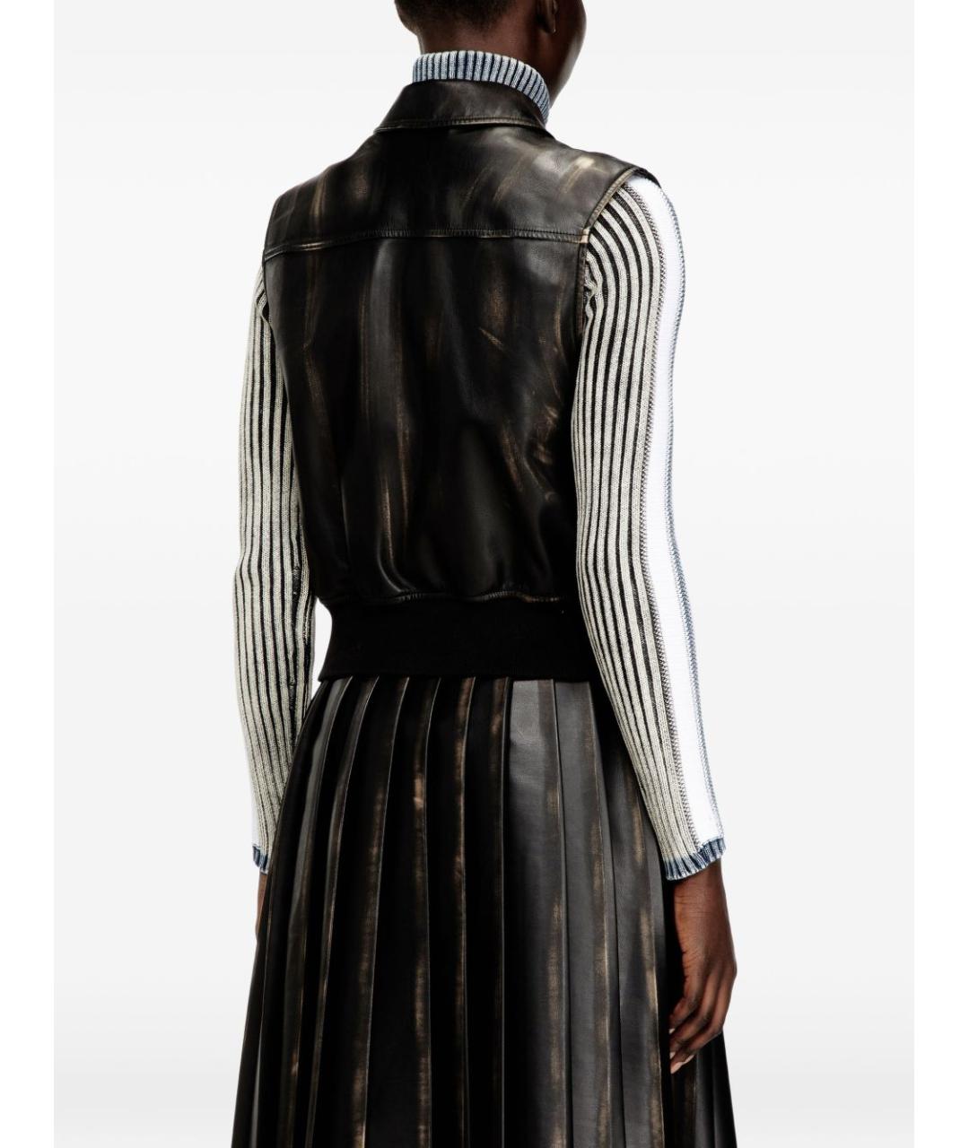 DIESEL Коричневый полиэстеровый жилет, фото 5