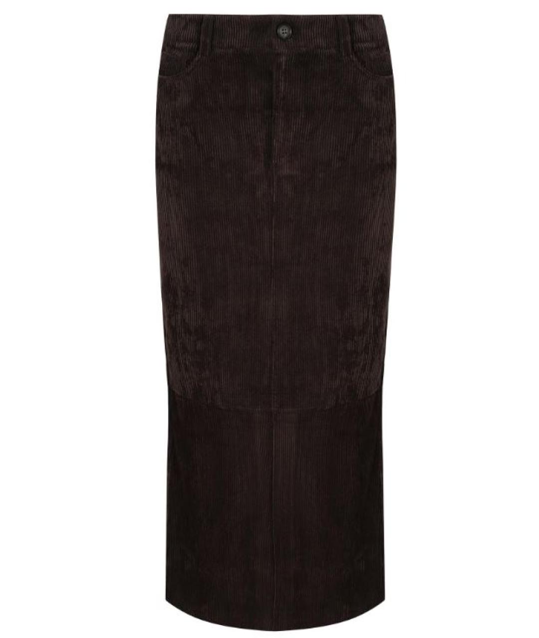 D.EXTERIOR Коричневая юбка миди, фото 1