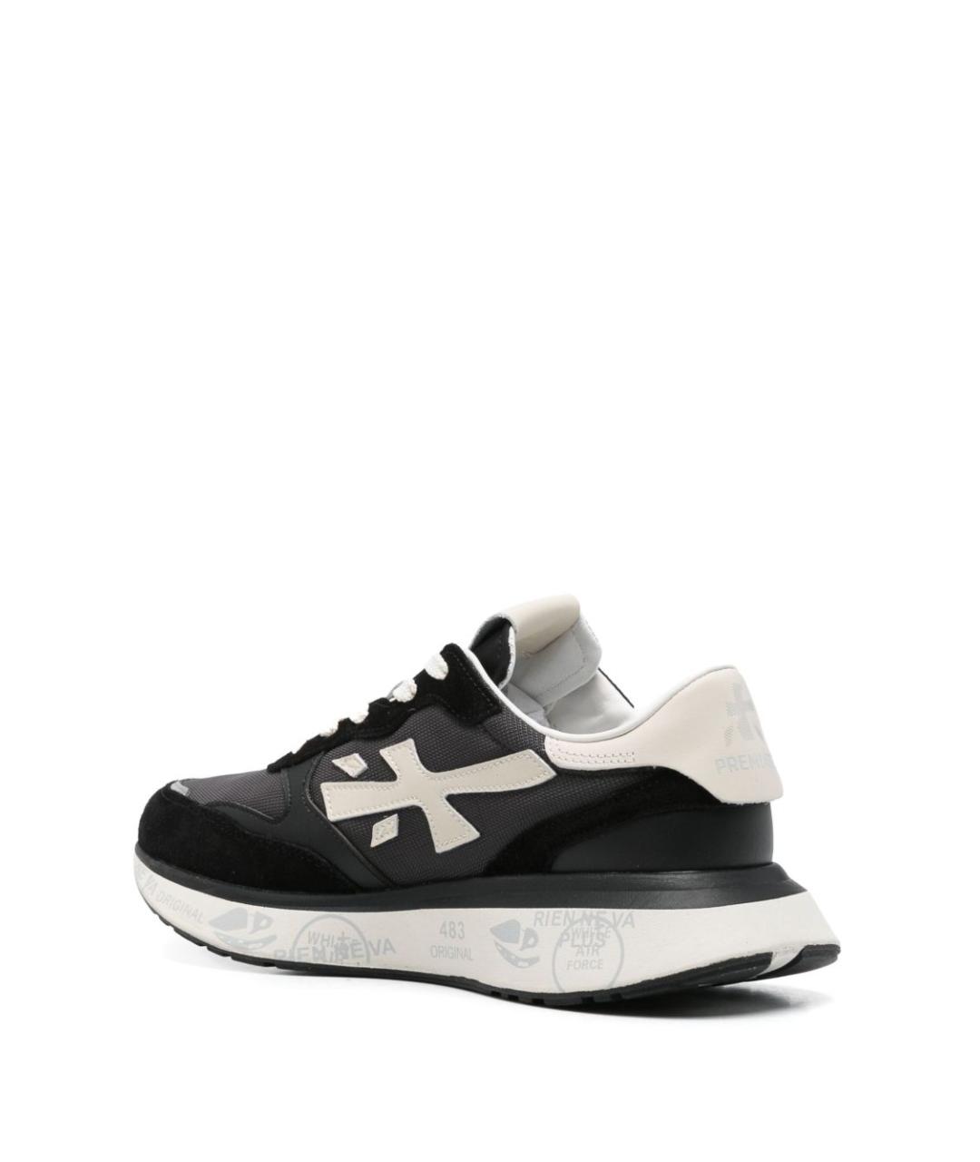 PREMIATA Черные кожаные кроссовки, фото 3