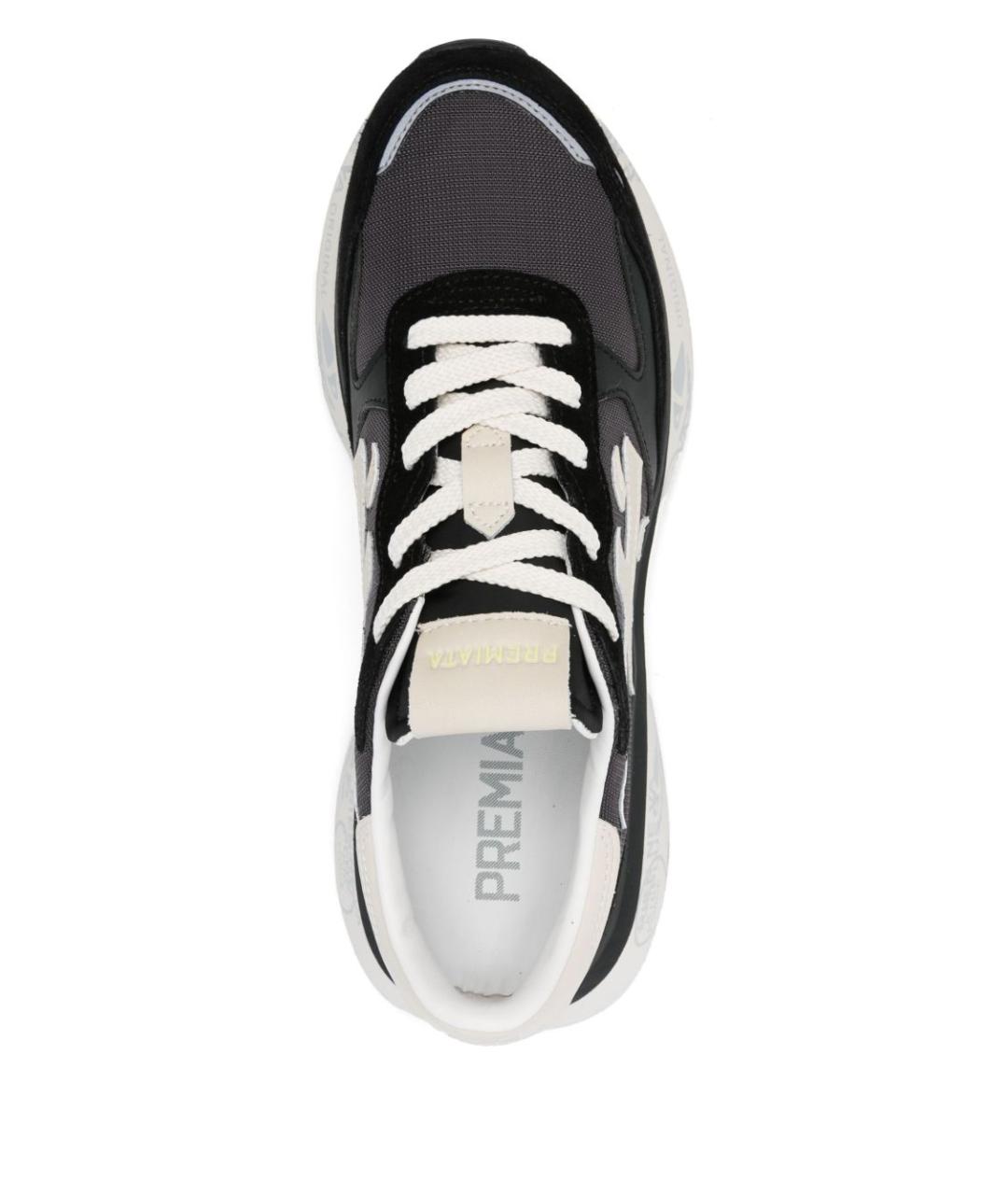 PREMIATA Черные кожаные кроссовки, фото 2