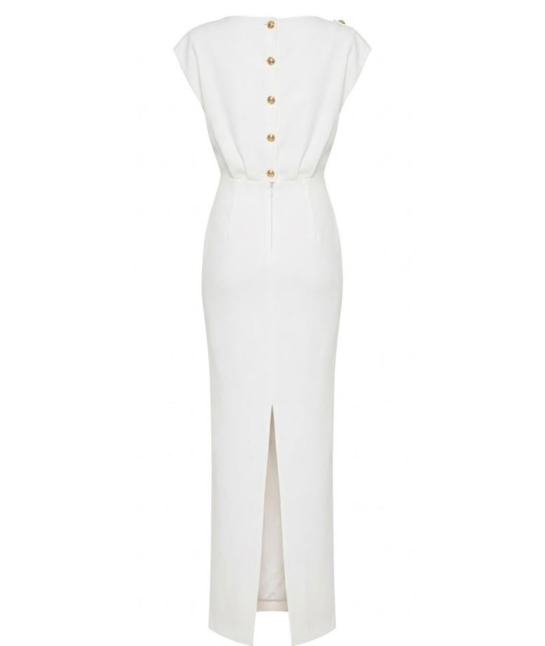 ELISABETTA FRANCHI Белое коктейльное платье, фото 2