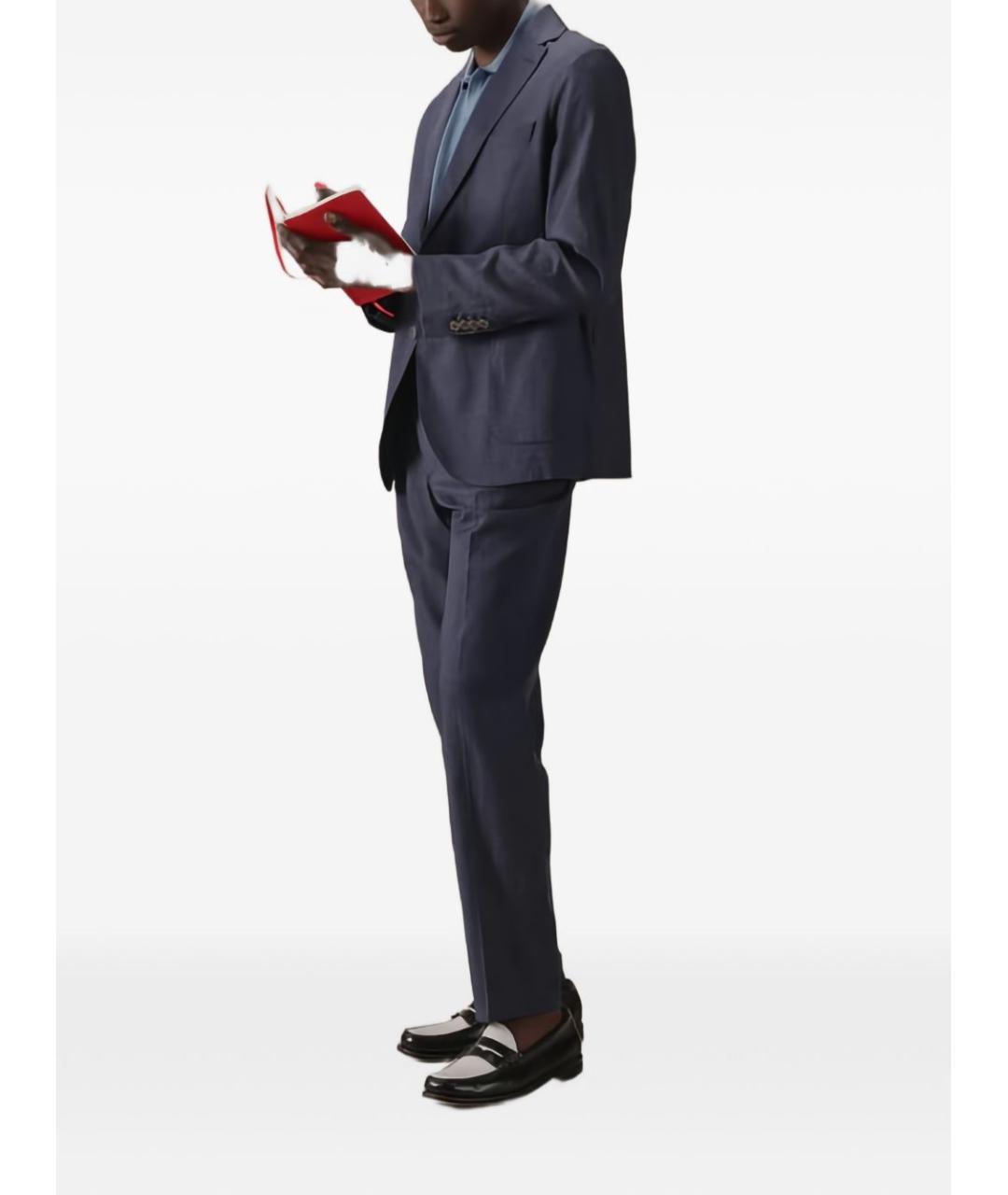 CIRCOLO 1901 Темно-синий хлопковый пиджак, фото 2
