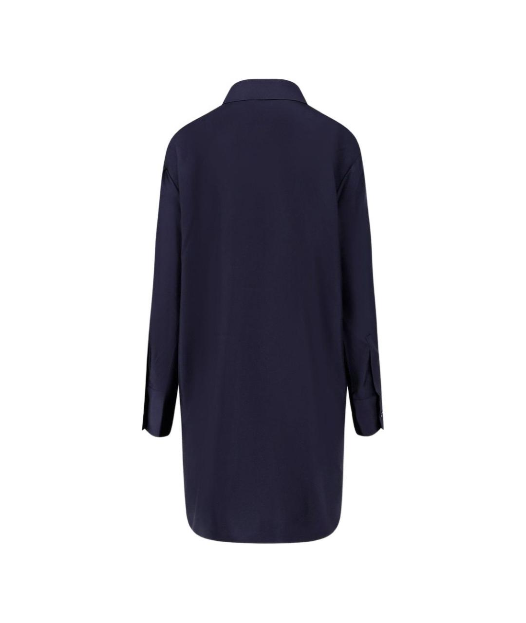 ROHE Темно-синяя хлопковая рубашка, фото 3