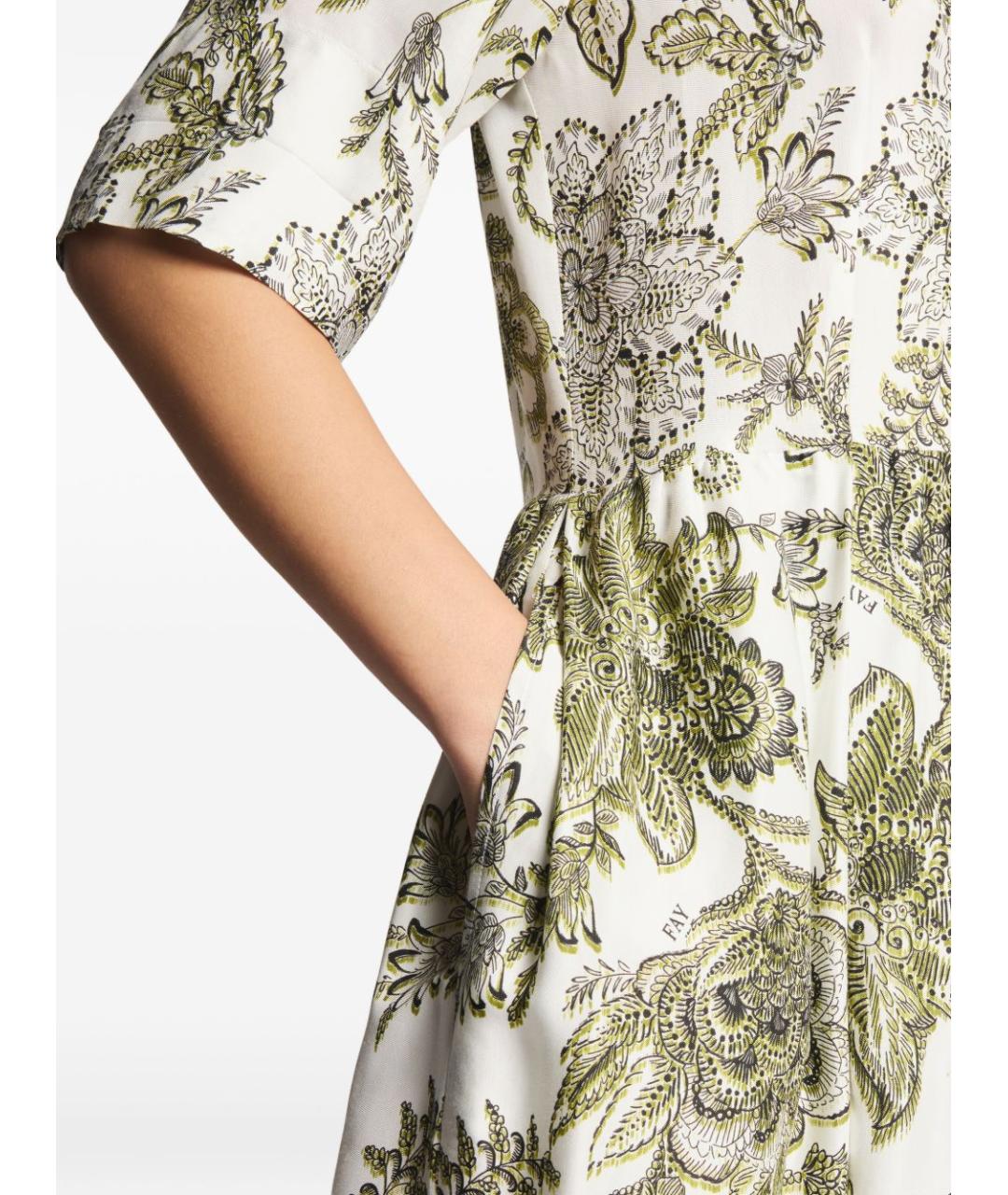 FAY Мульти вискозное повседневное платье, фото 3