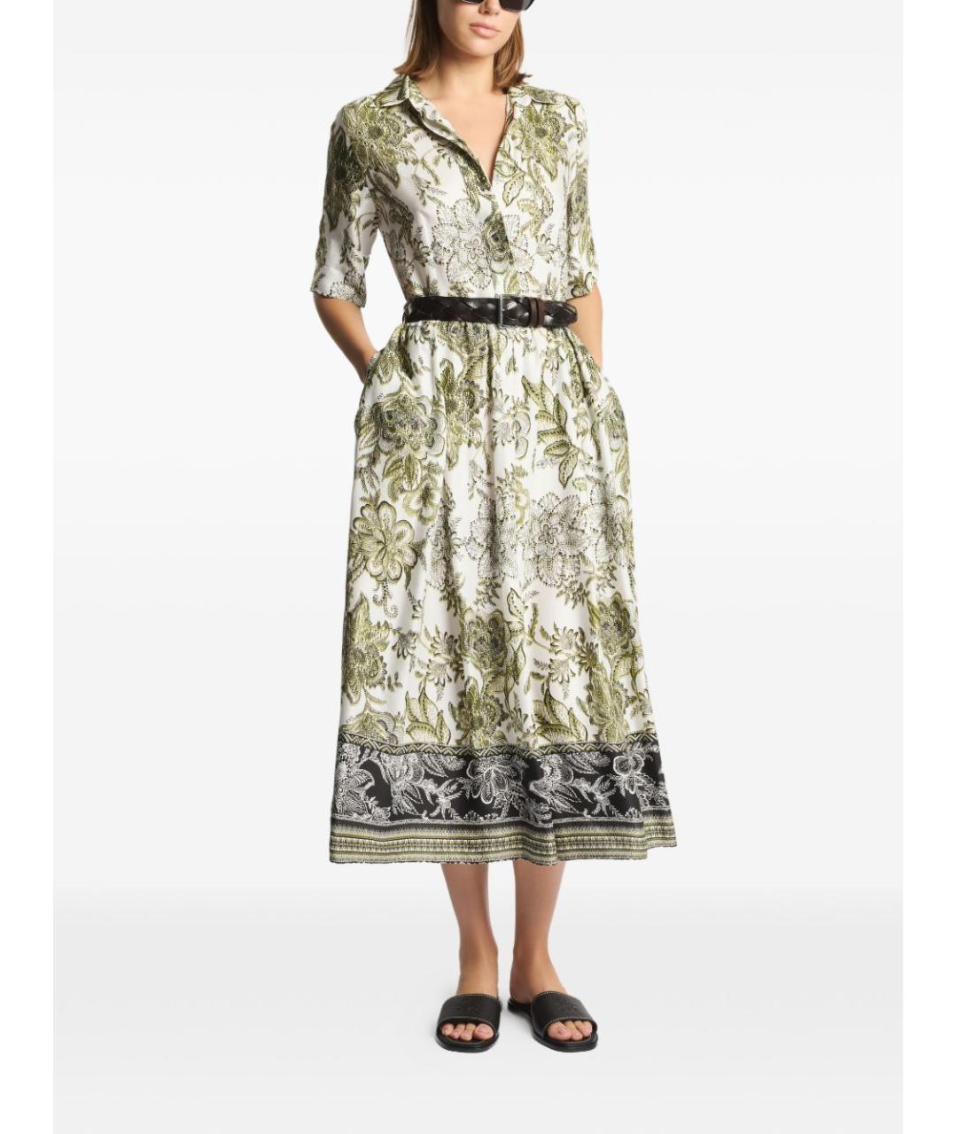 FAY Мульти вискозное повседневное платье, фото 5