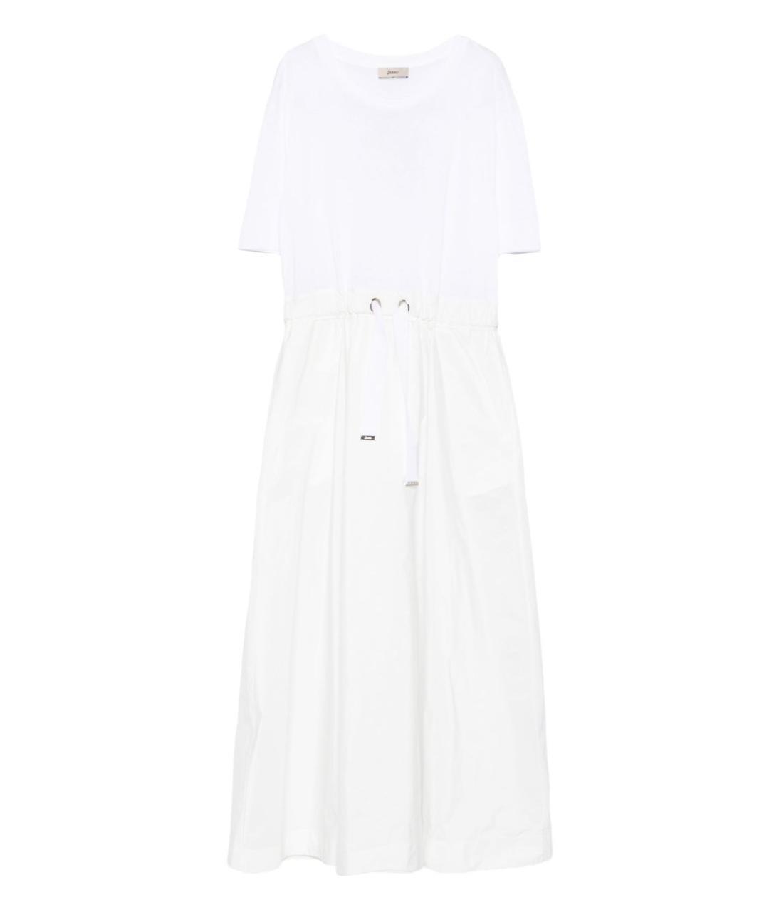 HERNO Белое полиэстеровое повседневное платье, фото 1