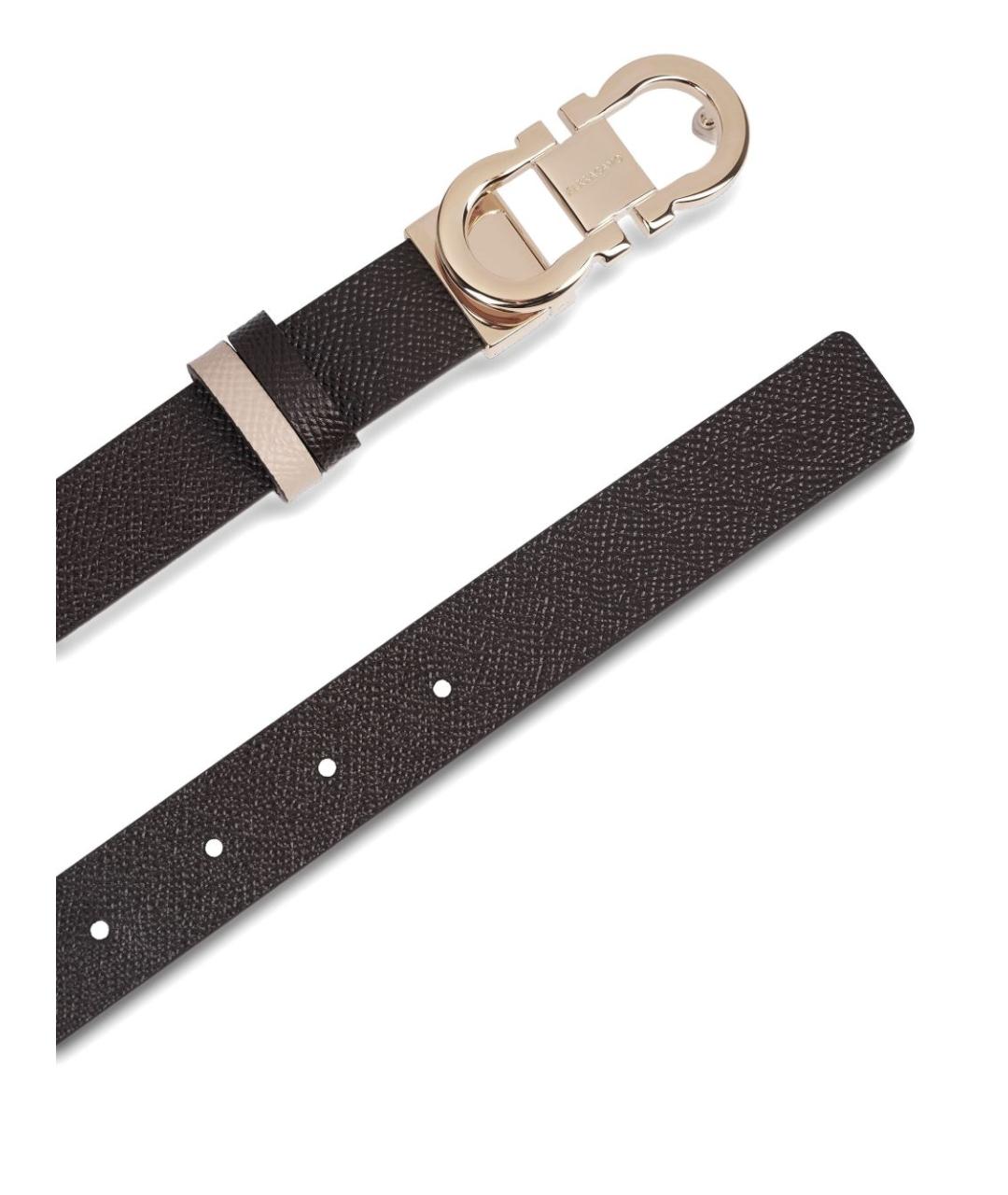 FERRAGAMO Черный ремень, фото 2