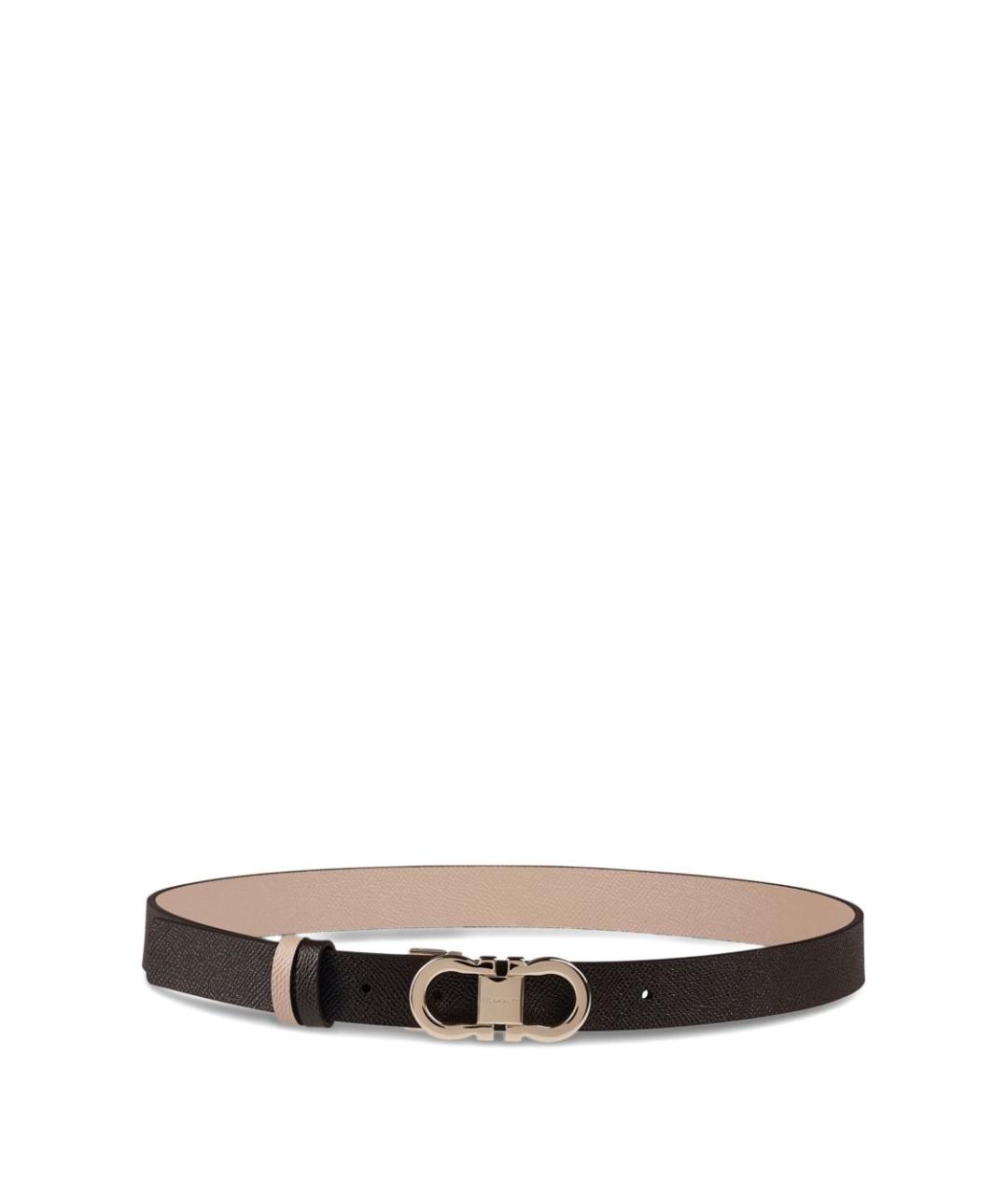 FERRAGAMO Черный ремень, фото 1