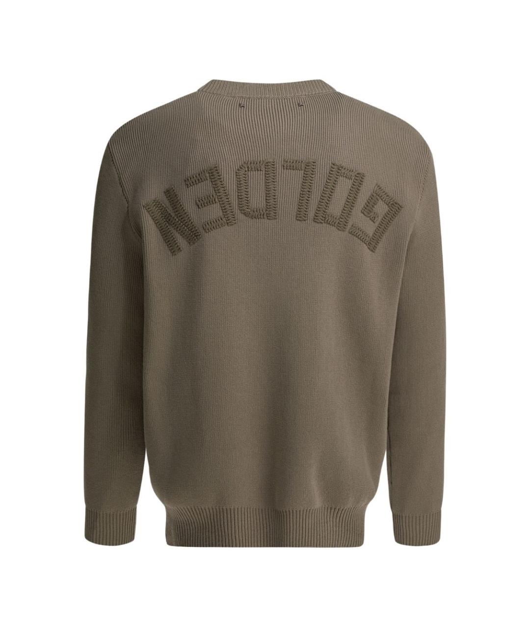 GOLDEN GOOSE DELUXE BRAND Коричневый джемпер / свитер, фото 3