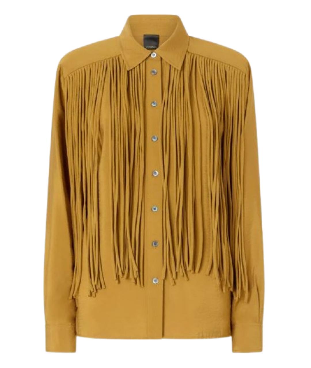 PINKO Коричневая рубашка, фото 1