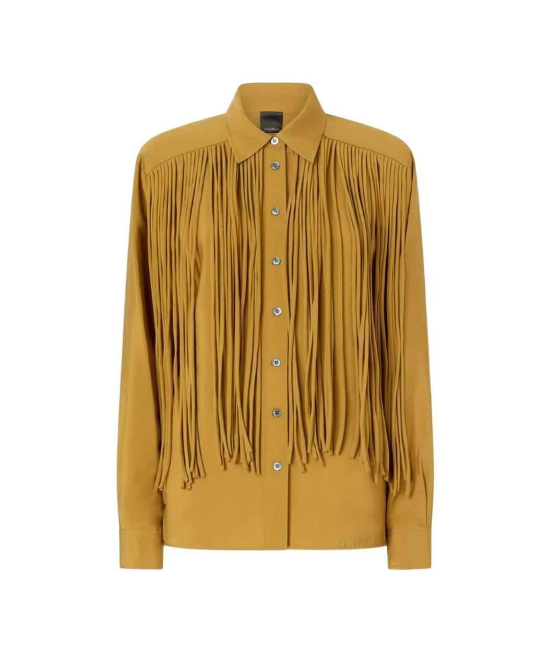 PINKO Коричневая рубашка, фото 3