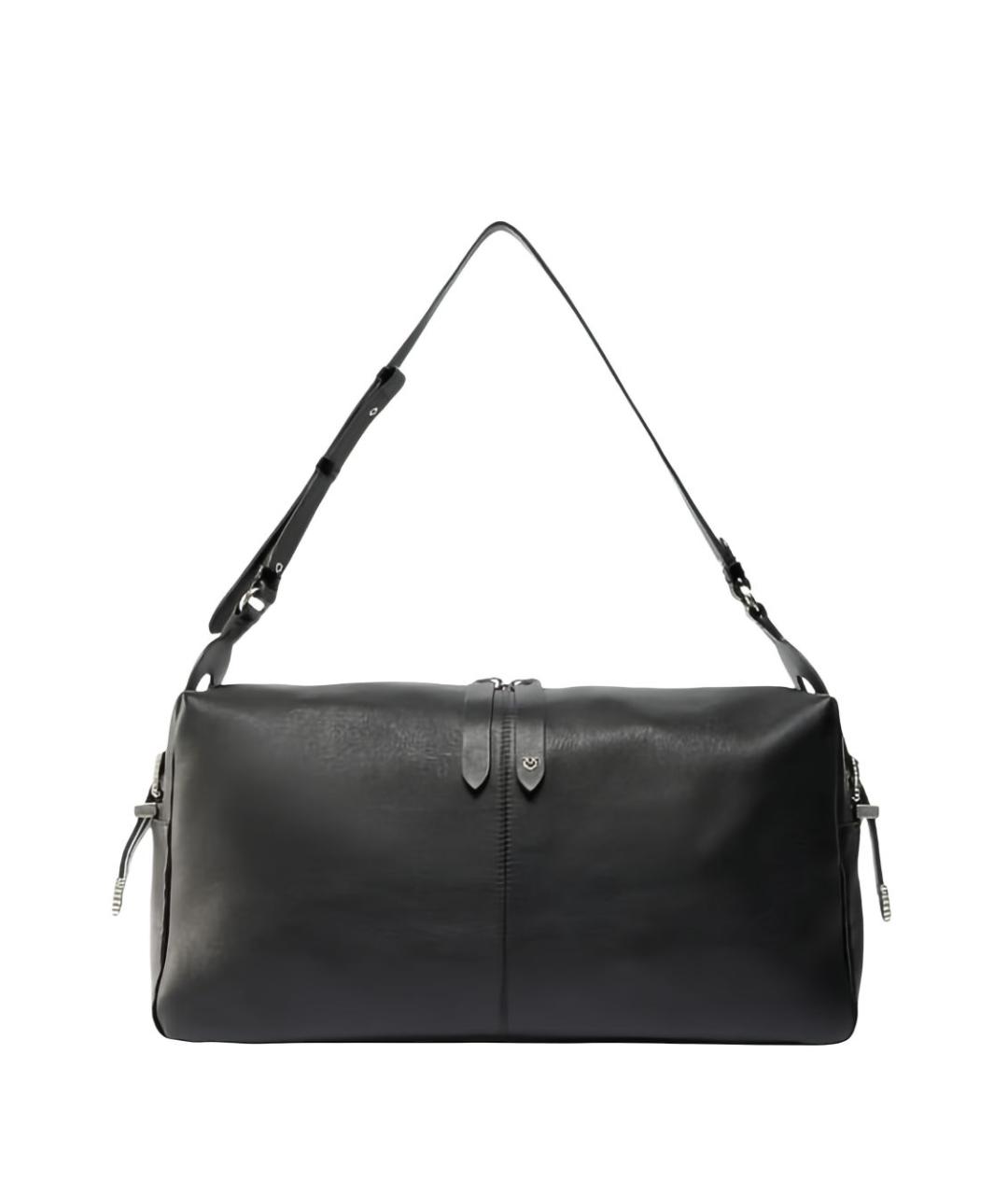 PINKO Черная кожаная сумка через плечо, фото 4