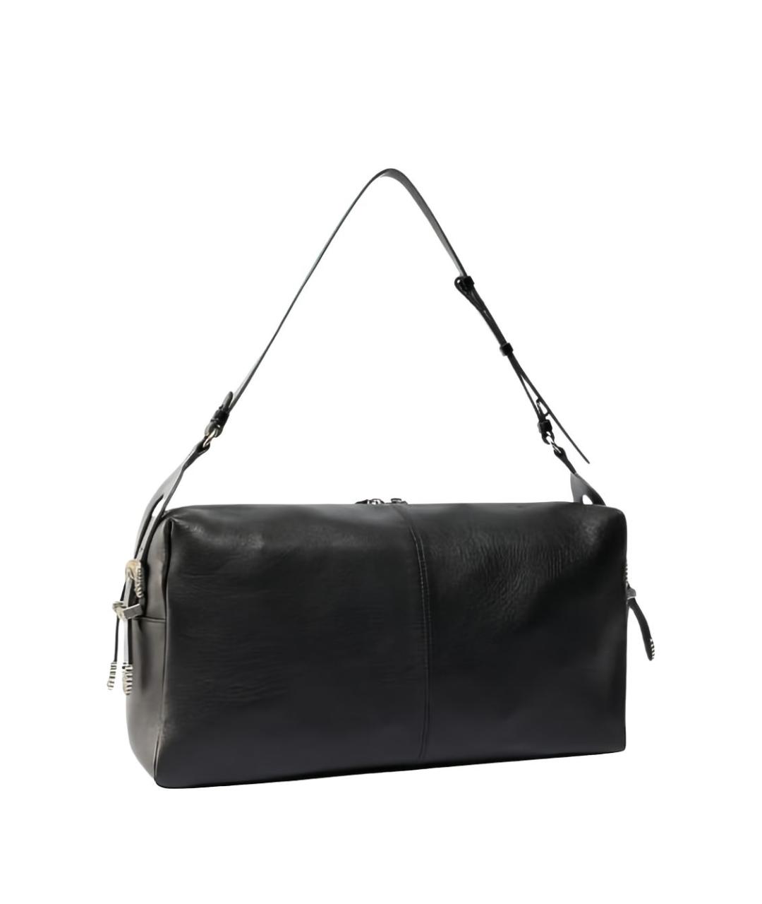 PINKO Черная кожаная сумка через плечо, фото 3