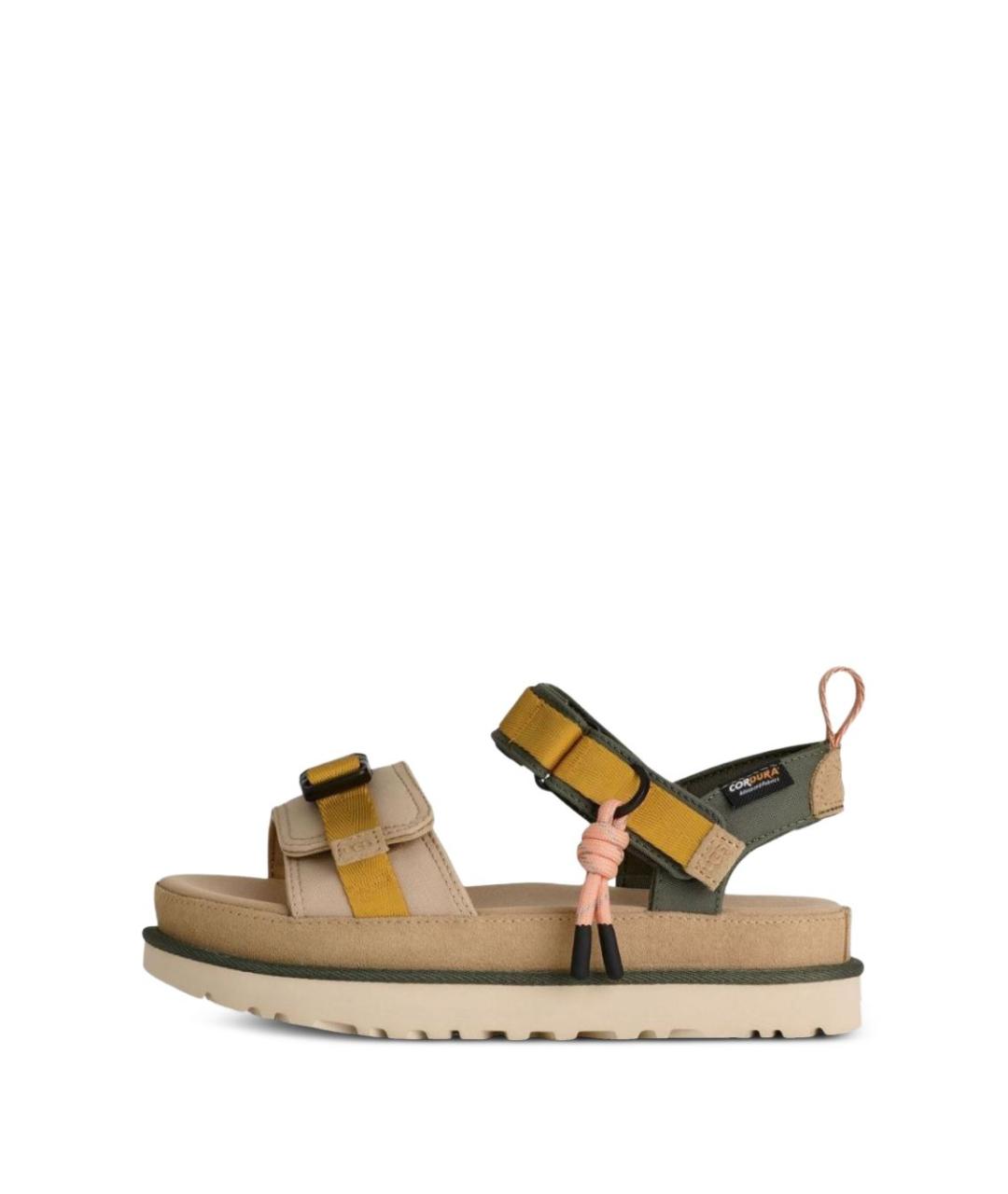 UGG AUSTRALIA Мульти текстильные босоножки, фото 5