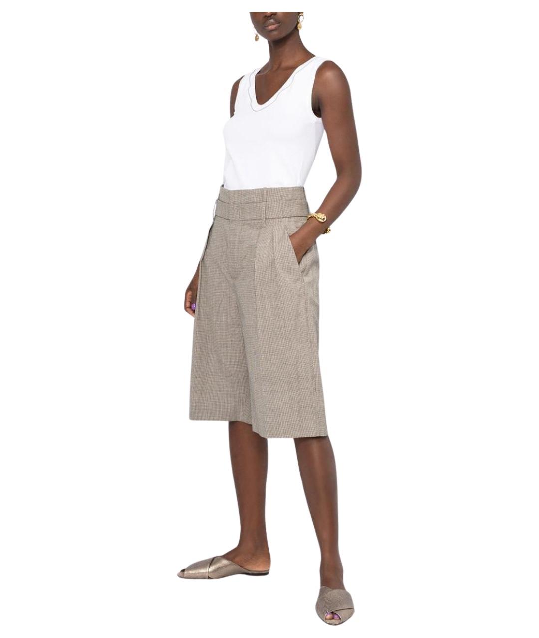 BRUNELLO CUCINELLI Белая хлопковая майка, фото 4