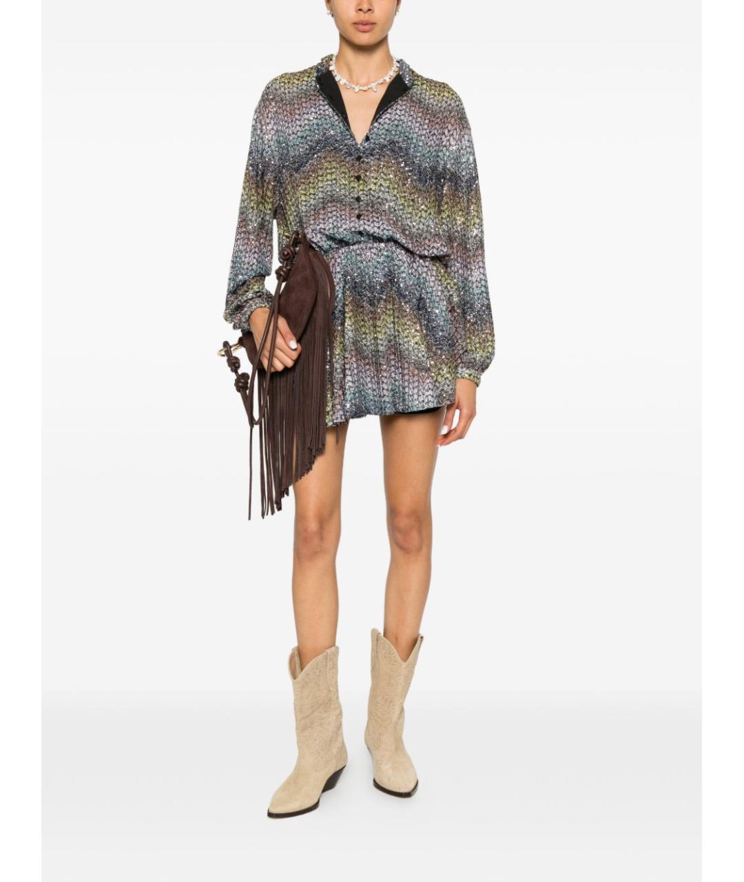 MISSONI Мульти коктейльное платье, фото 2