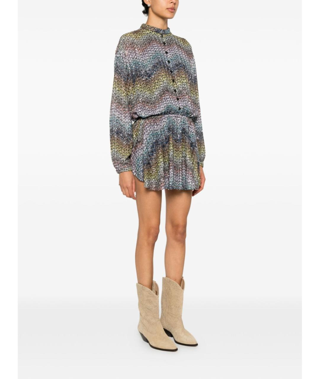 MISSONI Мульти коктейльное платье, фото 4