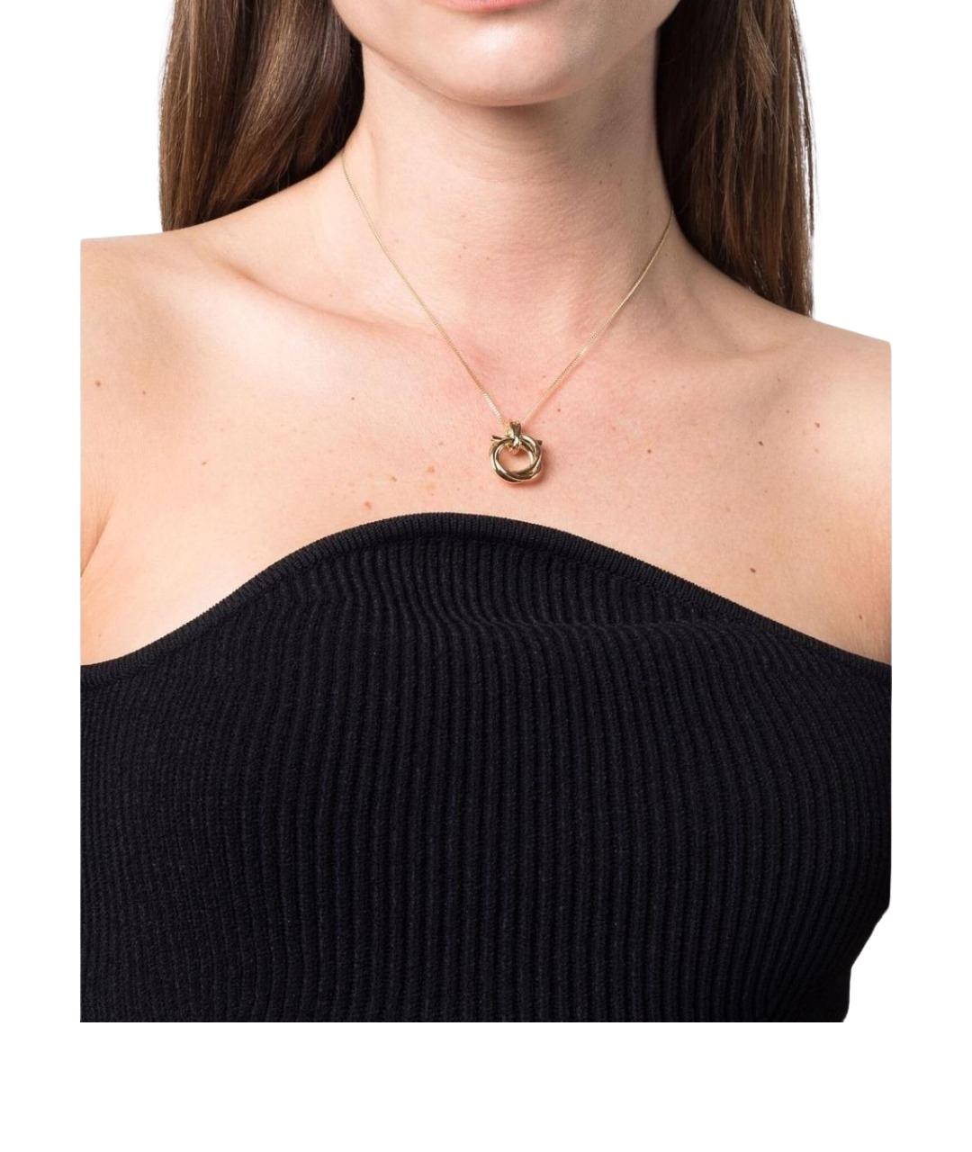 FERRAGAMO Золотая подвеска из желтого золота, фото 2