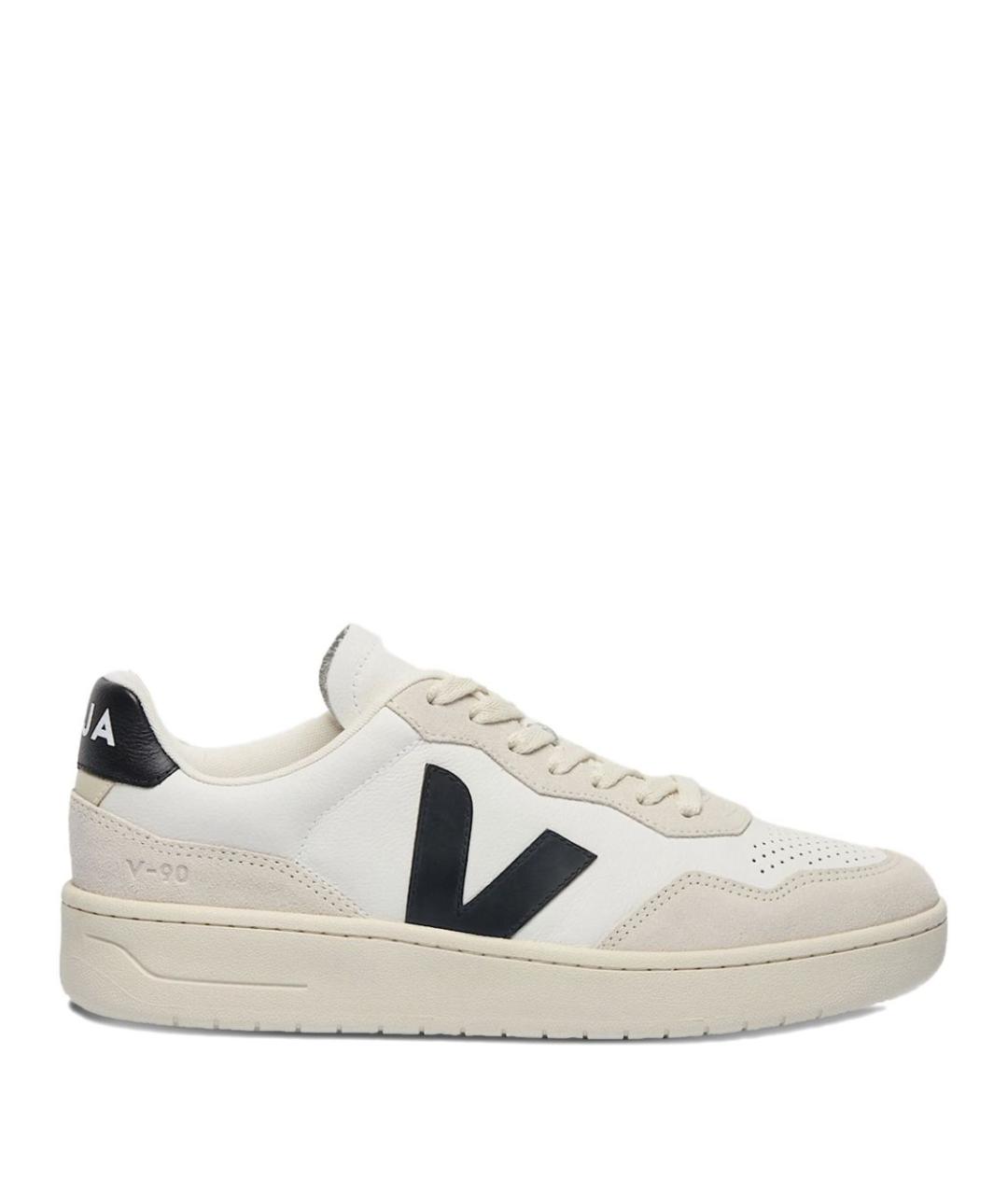 VEJA Белые кожаные низкие кроссовки / кеды, фото 1