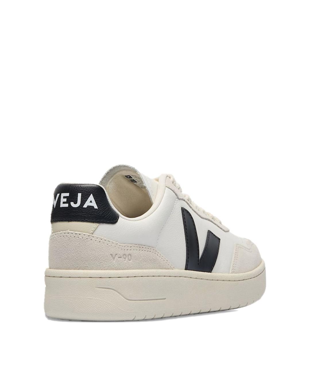 VEJA Белые кожаные низкие кроссовки / кеды, фото 2