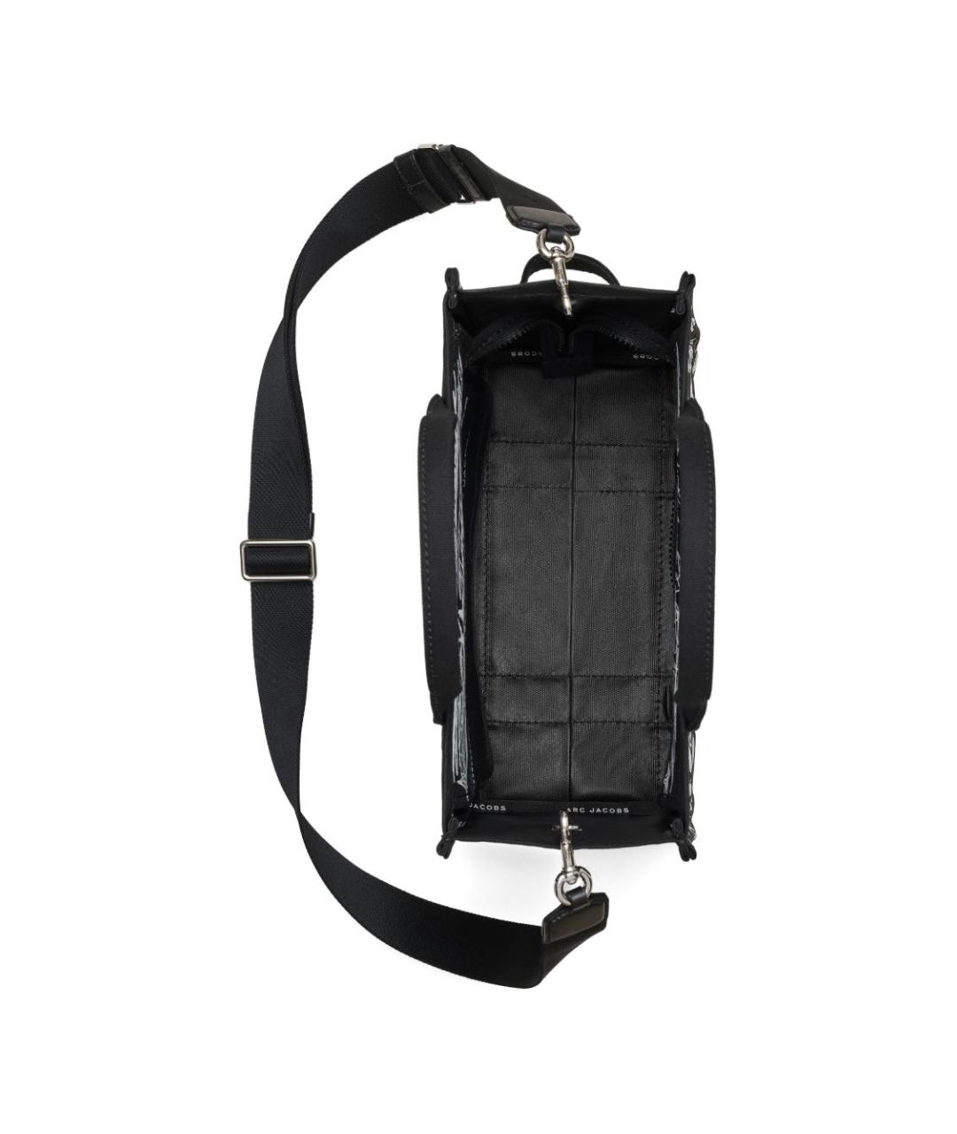 MARC JACOBS Черная тканевая сумка тоут, фото 5