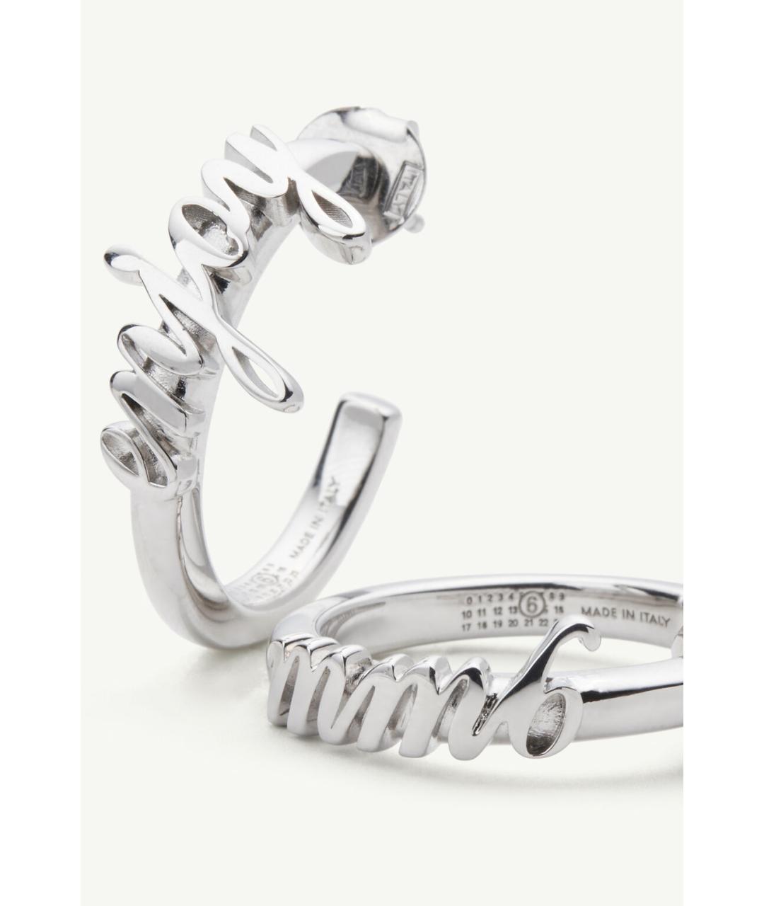 MAISON MARGIELA Серебряные серьги, фото 3