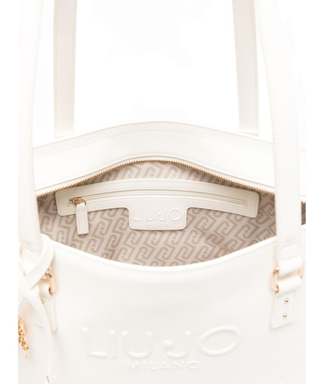 LIU JO Белая сумка тоут, фото 2