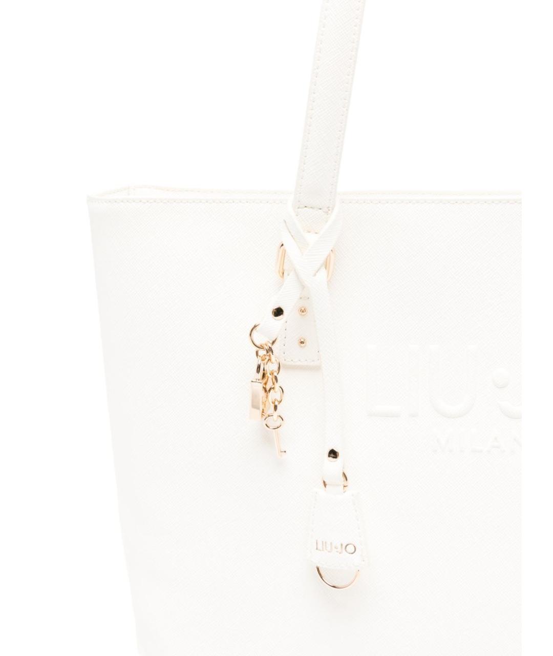 LIU JO Белая сумка тоут, фото 4