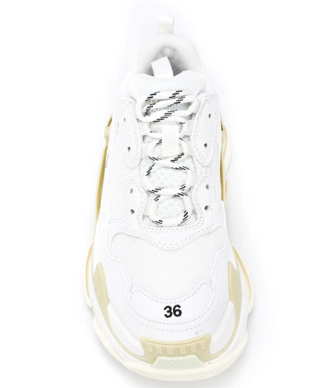 BALENCIAGA Белые кроссовки, фото 2