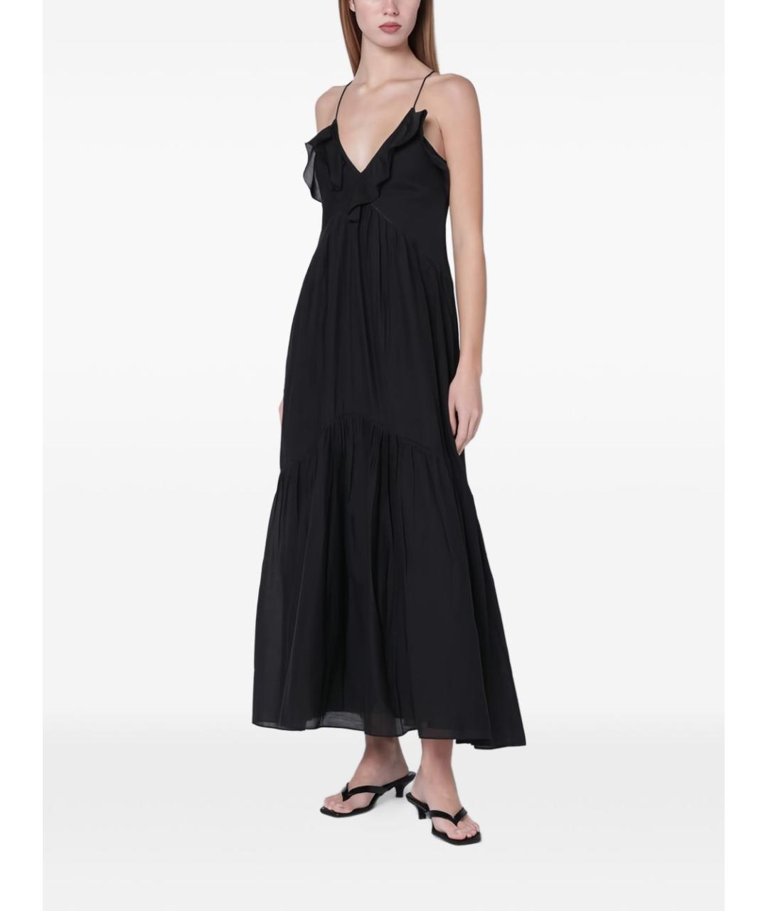 ISABEL MARANT Черное вискозное повседневное платье, фото 5