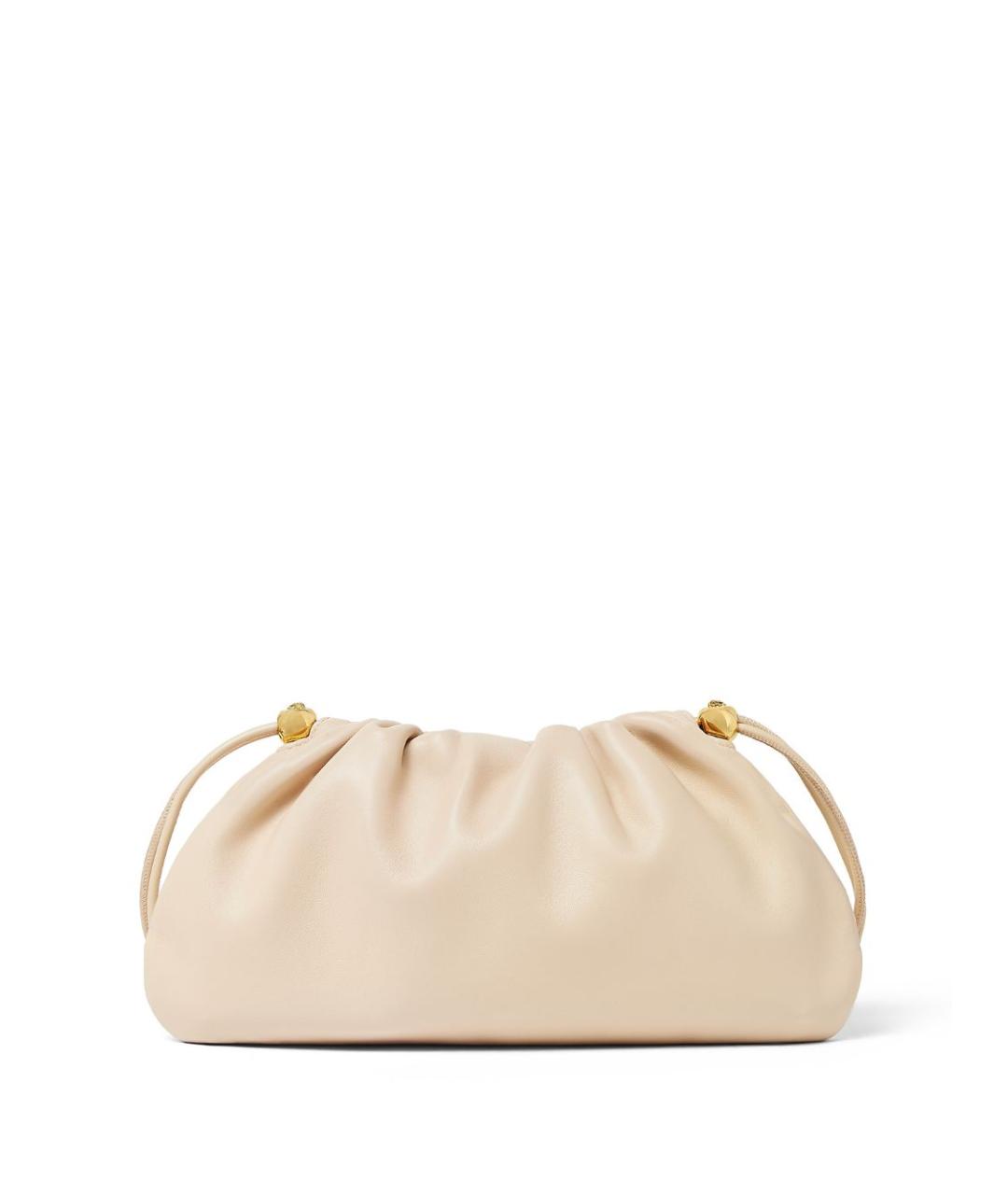 VERSACE Белая кожаная сумка через плечо, фото 4