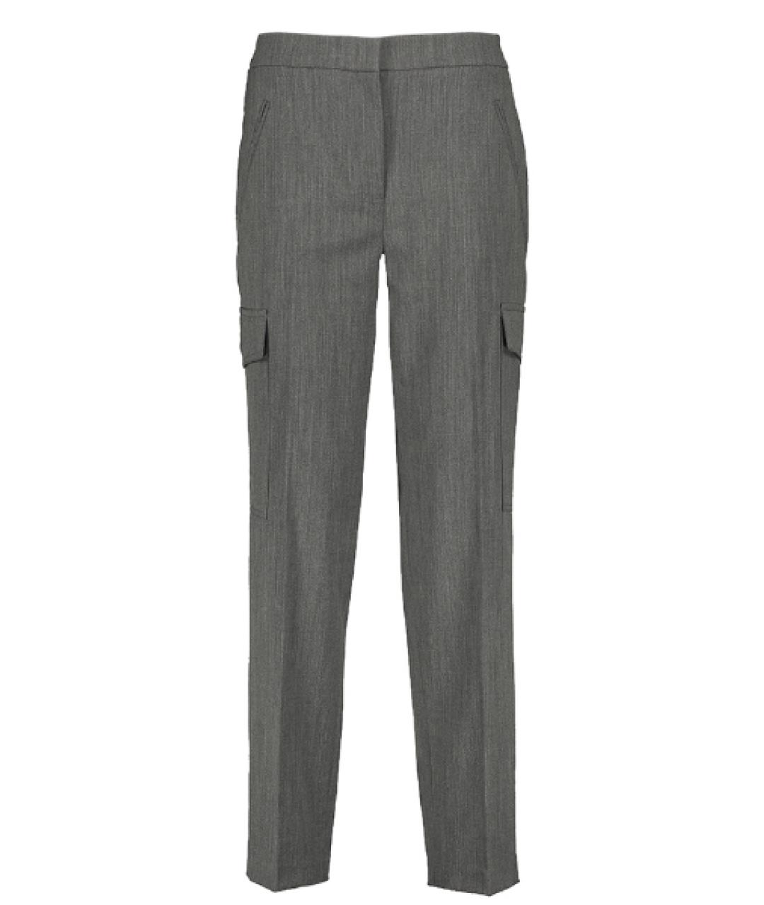 TWIN-SET Шерстяные прямые брюки, фото 3