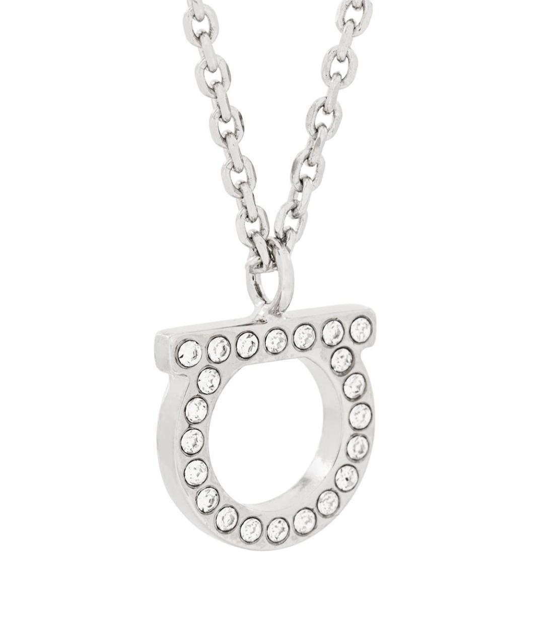 FERRAGAMO Серебряная металлическая подвеска, фото 2