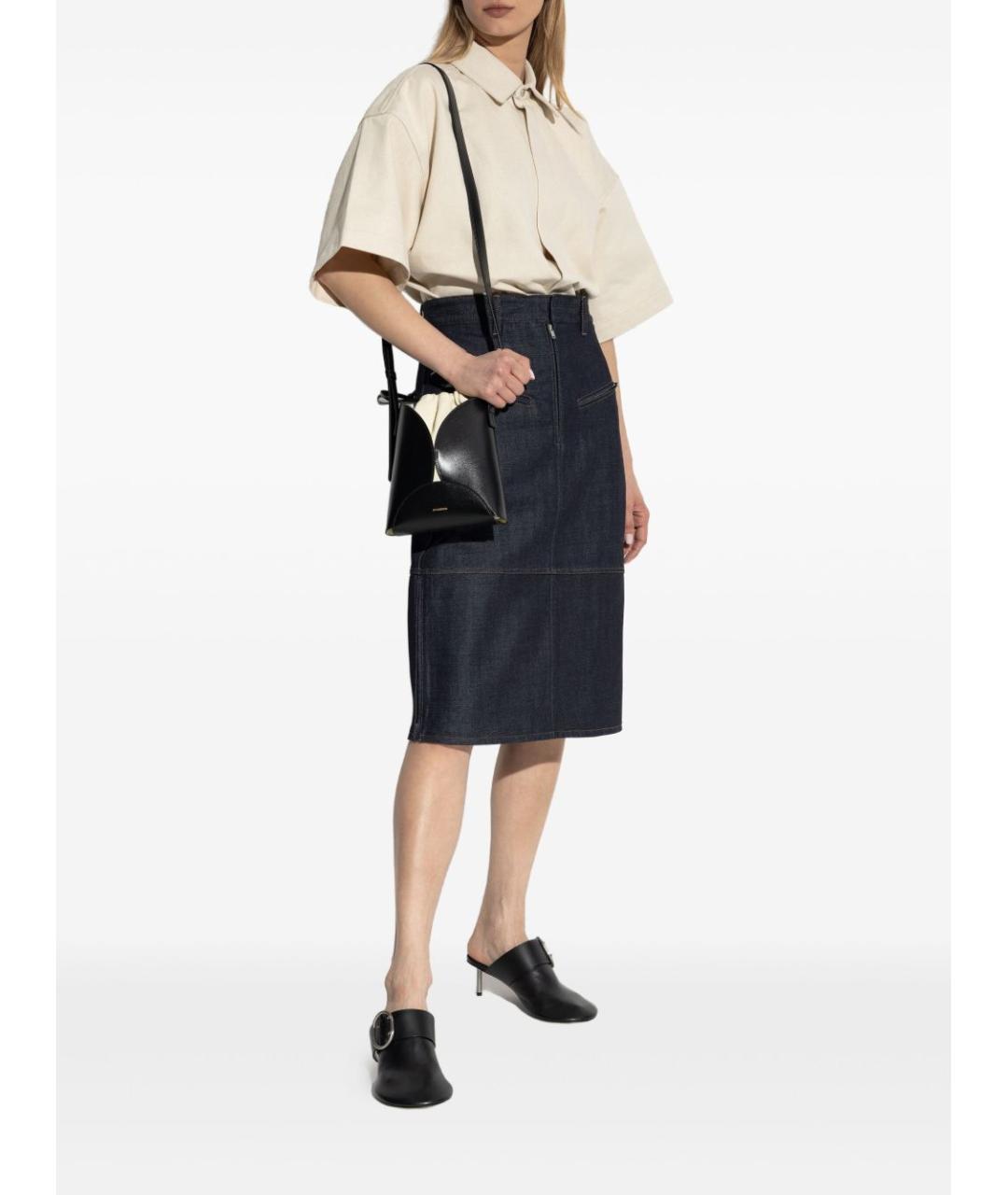 JIL SANDER Бежевая хлопковая рубашка, фото 5