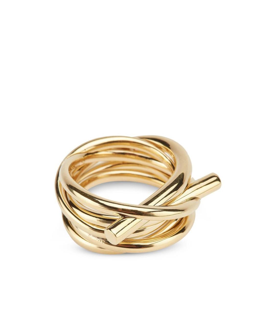 FERRAGAMO Золотое латунное кольцо, фото 3