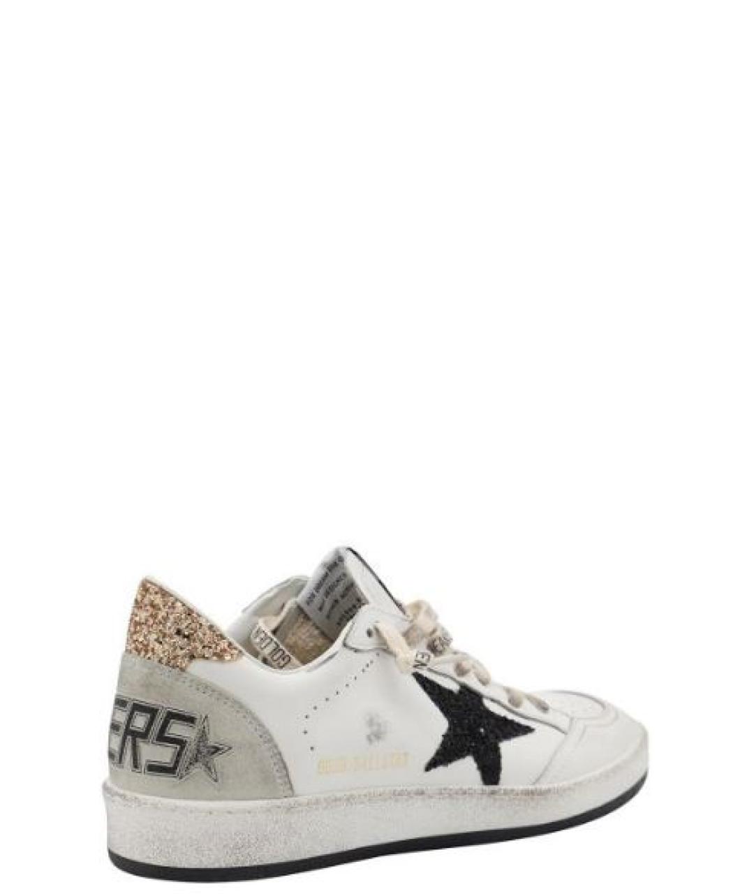 GOLDEN GOOSE DELUXE BRAND Белые кожаные кеды, фото 2