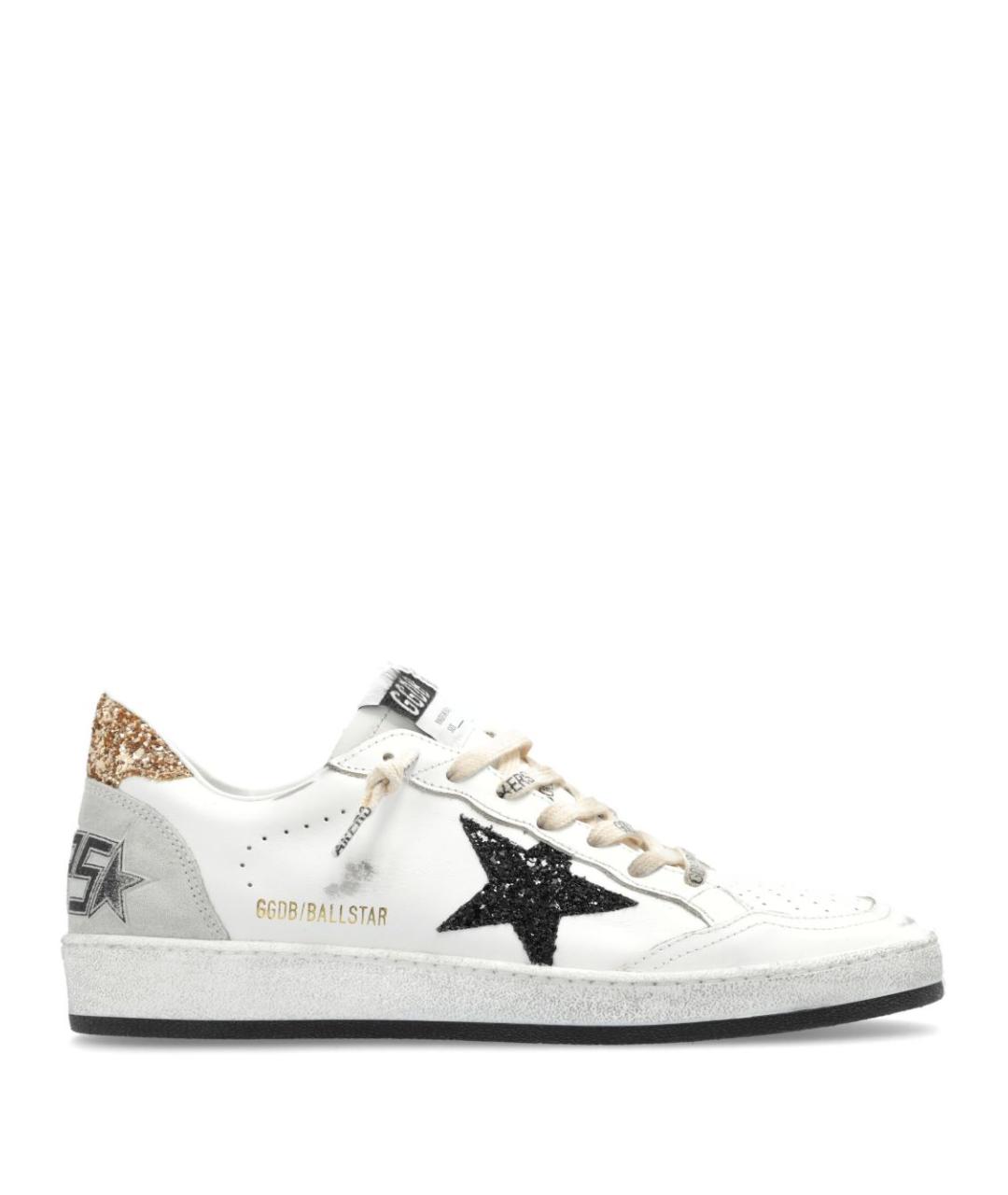 GOLDEN GOOSE DELUXE BRAND Белые кожаные кеды, фото 5
