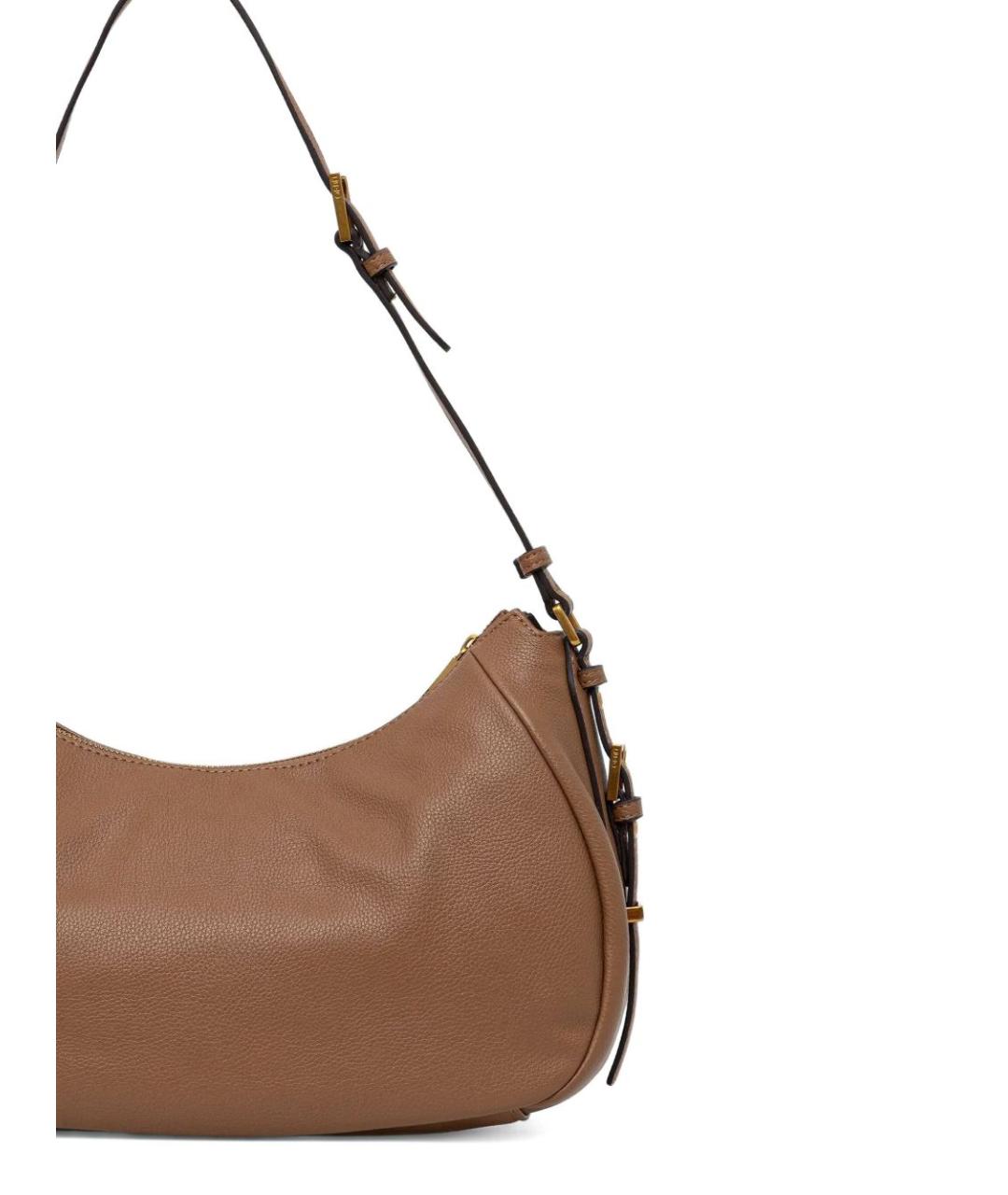 LIU JO Коричневая сумка через плечо из искусственной кожи, фото 4