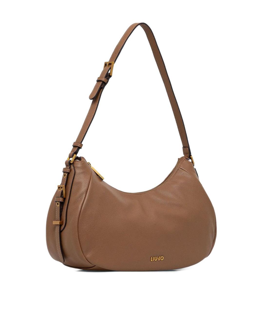 LIU JO Коричневая сумка через плечо из искусственной кожи, фото 5