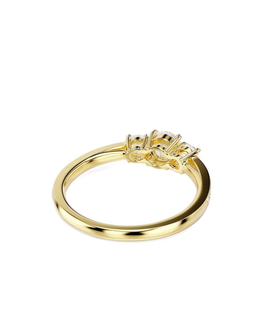 SWAROVSKI Золотое латунное кольцо, фото 4
