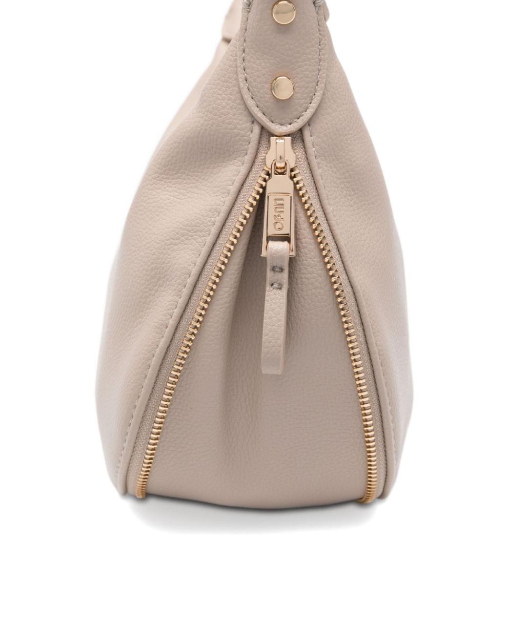 LIU JO Бежевая сумка через плечо из искусственной кожи, фото 2