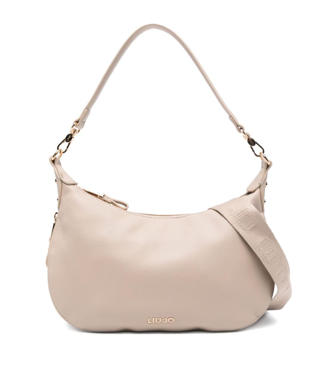 LIU JO Бежевая сумка через плечо из искусственной кожи, фото 1