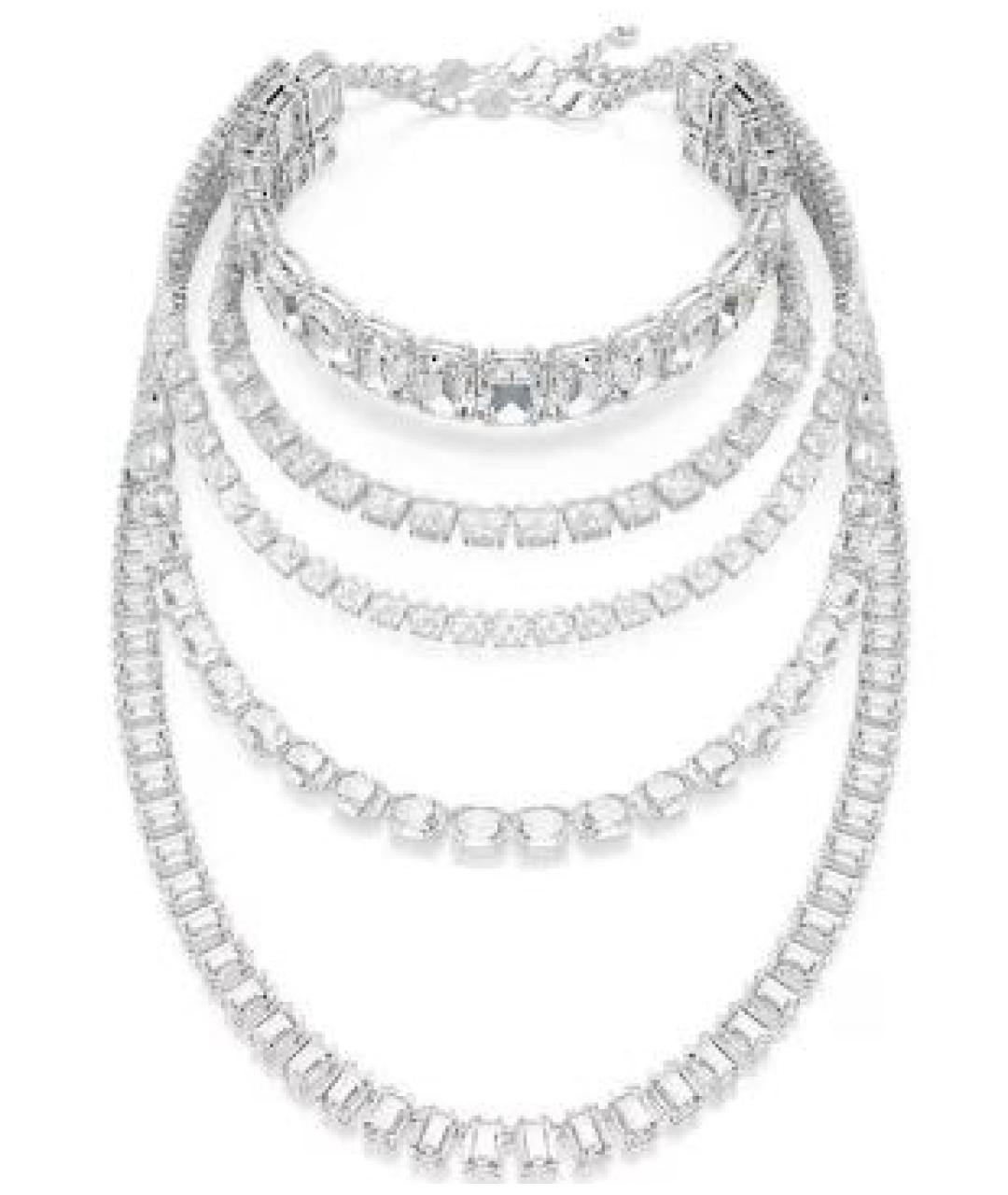 SWAROVSKI Серебряное металлическое колье, фото 1