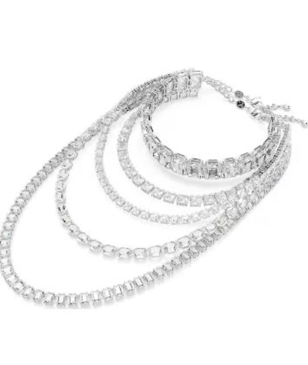 SWAROVSKI Серебряное металлическое колье, фото 2