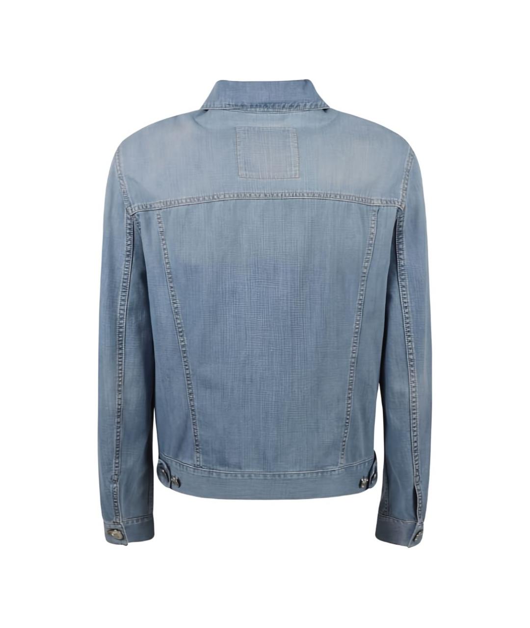 BRUNELLO CUCINELLI Голубая деним куртка, фото 3